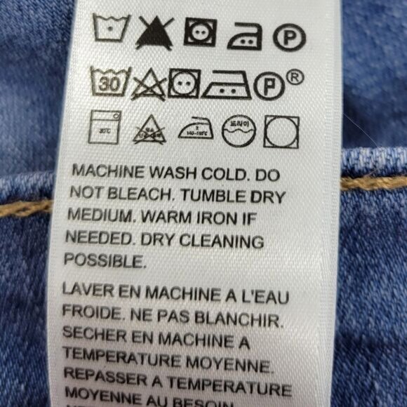 Levi's 312 Jeans Women's 32 SHORT Blue Mid Rise Shaping Slim Stretch Denim NEW - Picture 12 of 14